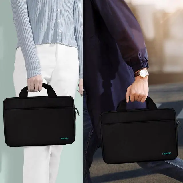 Alt view image 6 of 6 - Laptop Case 13.3-14 Inch Sleeve,TSA Shockproof Computer Handbag,Compatible with MacBook Neo/Pro 14 M5/M4/M3/M2/M1,All Models 13.3" MacBook Air/Pro,XPS 13/14,Most 13-14 Notebooks,B01k01