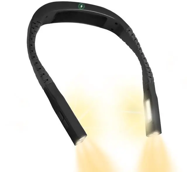 Main image of Neck Light,Book Lights for Reading at Night,3 Modes 4 Light Portable Rechargeable1200mAh, Perfect for Night Crochet Knitting Cross Stitch Crafting,Book Lovers Gift