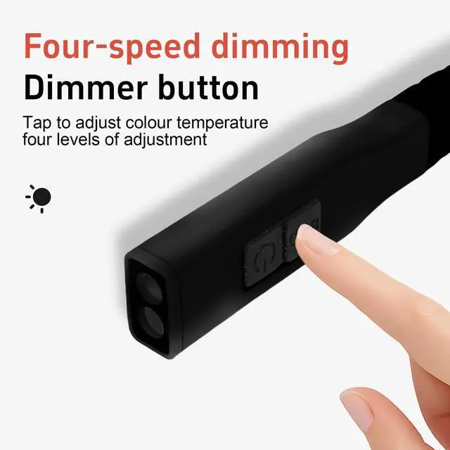 Alt view image 6 of 7 - Neck Reading Light LED Brightness Rechargeable 10-80Hrs Bendable Book Lamp for Reading in Bed Knitting Camping Repairing Reading Lovers Gifts Black
