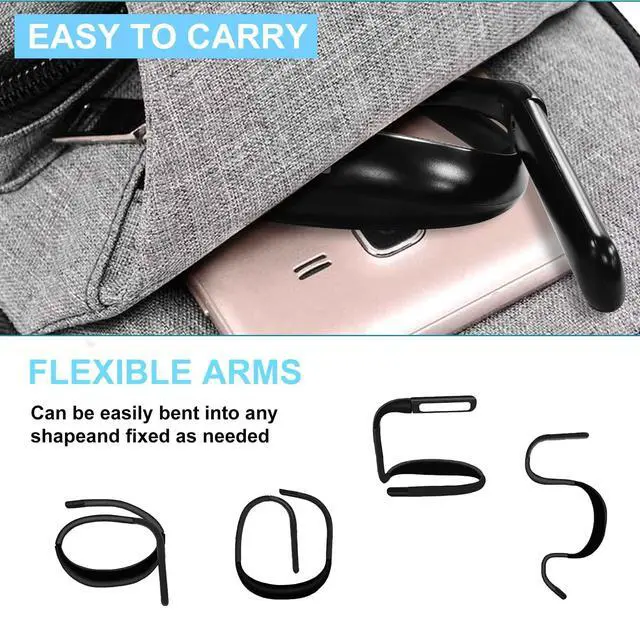Alt view image 5 of 7 - LED Neck Reading Light,Book Lights for Reading in Bed,Adjustable Brightness Desk Lamp,3 Color,with Bendable Arms,Suitable for Repairing,Night Running,Walking,Knitting,Camping,Perfect Gifts