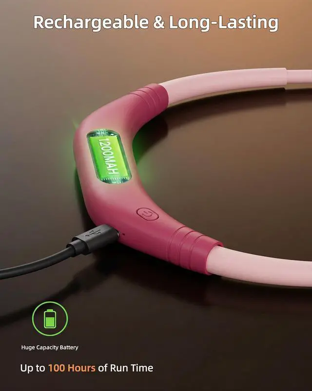 Alt view image 5 of 7 - Rechargeable Book Light,3 Colors and Brightness Adjustable Reading Light,Bendable Neck Light,100hrs Long-Lasting,Perfect Reading Lamp Gift for Books in Bed, Knitting,Repairing,Working