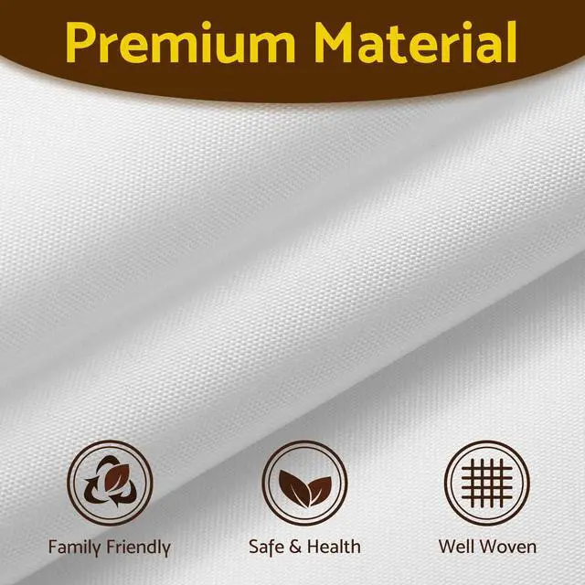Alt view image 3 of 7 - 70x54 Snap-in Shower Curtain Replacement Liner White