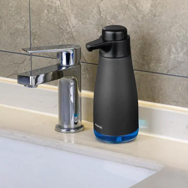 Alt view image 6 of 6 - 15oz Liquid Soap Dispenser for Dish and Hand Soap Matte Black