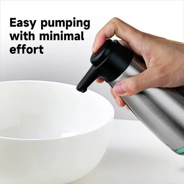 Alt view image 3 of 7 - 15oz Liquid Soap Dispenser for Dish and Hand Soap Stainless Finish