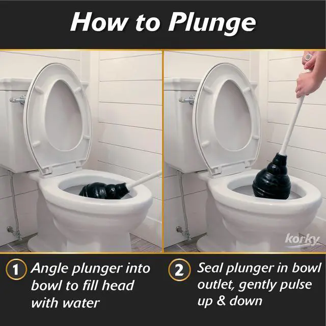 Alt view image 5 of 5 - BeehiveMAX Heavy Duty Toilet Plunger - Seals All Bowl Shapes Powerful Clog Removal