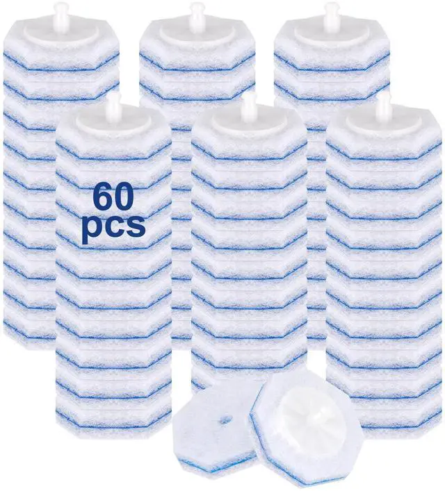 Main image of 60pcs Toilet Cleaner Refill Pads for Clorox Wand