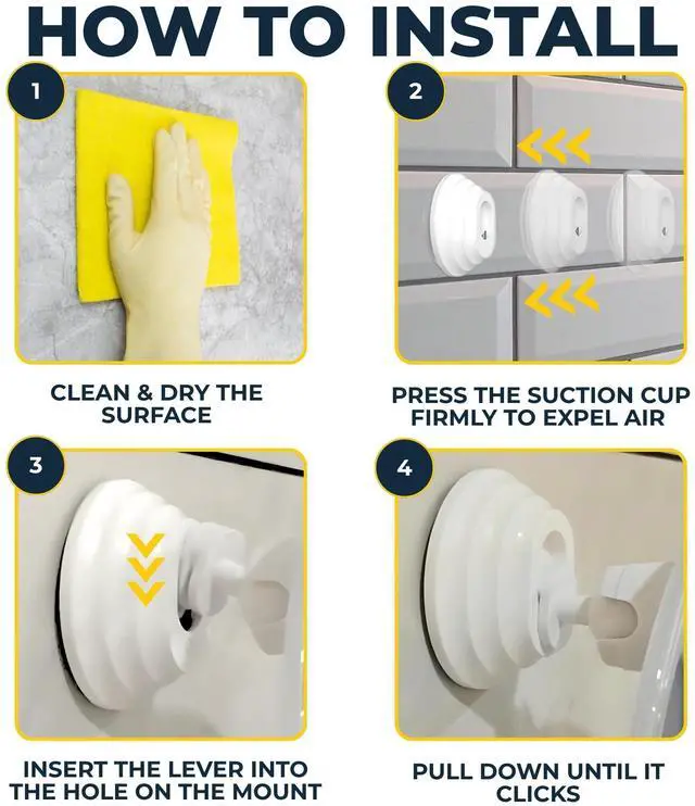 Alt view image 7 of 7 - Fogless Shower Mirror for Shaving with Suction Mount, White