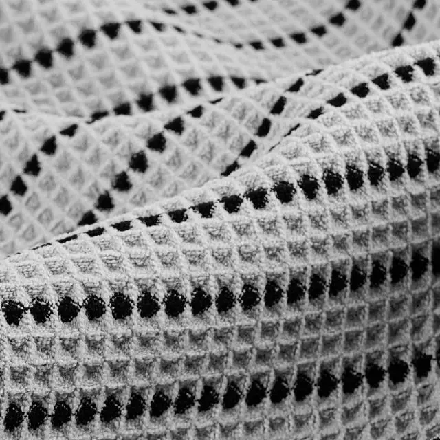 Alt view image 7 of 7 - 430 GSM Poly Blend Microfiber Waffle Wash Cloth Face Towel, 13x13 in