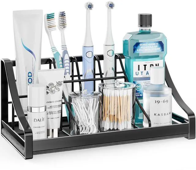 Main image of Toothbrush Holder for Bathroom Countertop - 7 Slots 1 Min Drying Organizer