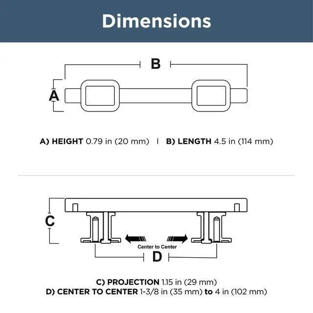 Alt view image 3 of 7 - 5 Pack Champagne Bronze Gold Cabinet Handles Adjustable Drawer Pulls for Kitchen Cabinet Knobs Dressers and Cupboards Fits 1-3/8 to 4 Inch (35102mm) Hole Center | Adjusta-Pull