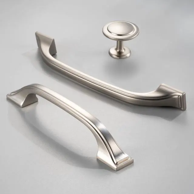 Alt view image 6 of 7 - Brushed Nickel Cabinet Pulls 3 Inch Silver Drawer Pull 10 Pack 8222
