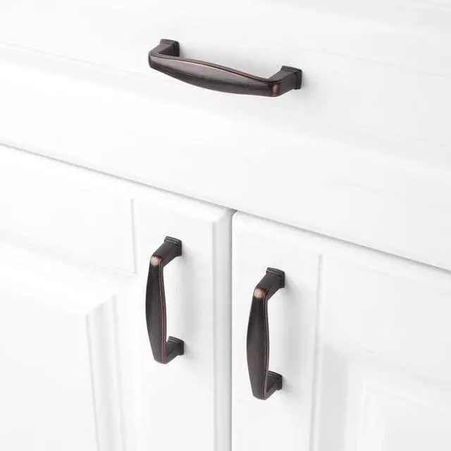 Alt view image 4 of 6 - 10 Pack 3 in Oil Rubbed Bronze Cabinet Pulls, Drawer Handles 1817