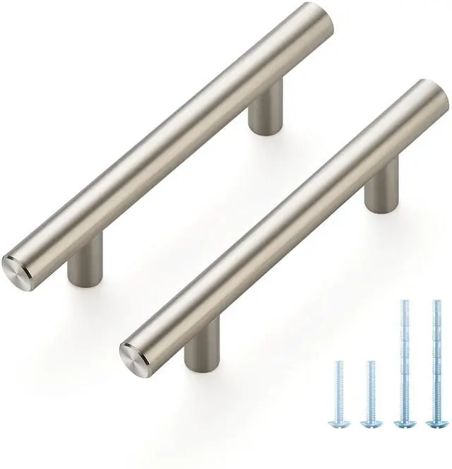 Main image of Brushed Nickel Cabinet Pulls, Drawer Pulls, 3 Inch CC, 30 Pack
