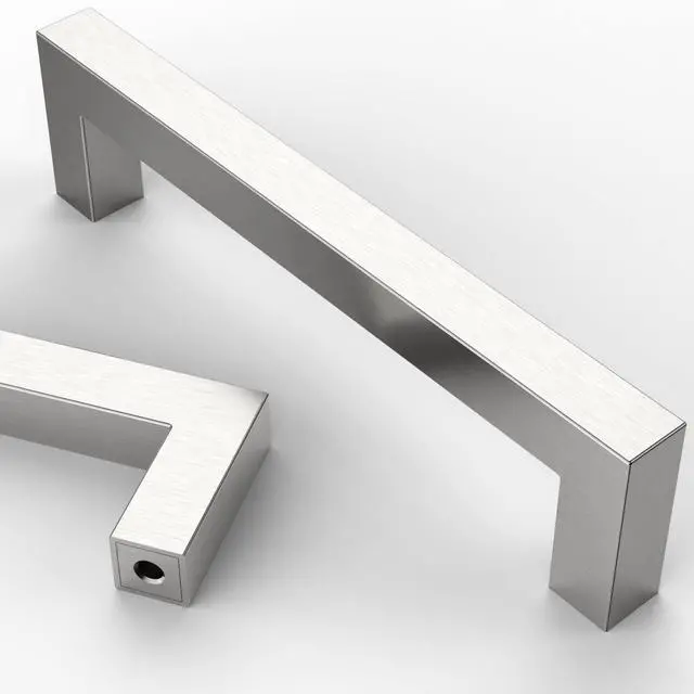 Main image of 10 Pack 5 Inch(128mm) Brushed Satin Nickel Kitchen Cabinet Handles, Stainless Steel Cabinet Pulls Kitchen Cabinet Hardware for Cupboard Drawer Handles Dresser Pulls