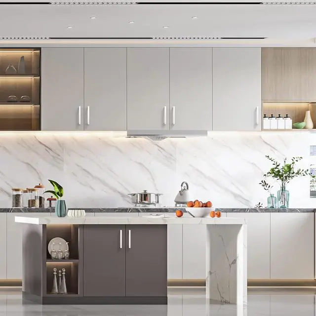 Alt view image 5 of 7 - 10 Pack 5 Inch(128mm) Brushed Satin Nickel Kitchen Cabinet Handles, Stainless Steel Cabinet Pulls Kitchen Cabinet Hardware for Cupboard Drawer Handles Dresser Pulls
