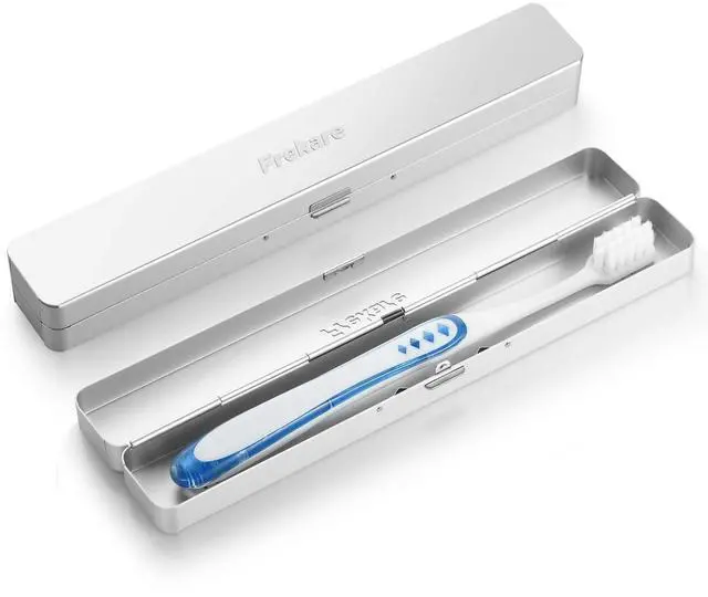 Main image of Toothbrush Travel Case Aluminum, Manual Tooth Brush Holder for Traveling