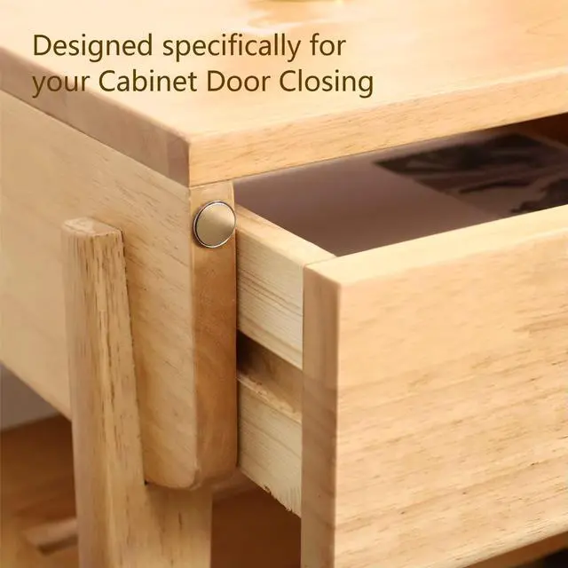 Alt view image 4 of 7 - Magnetic Door Catch Ultra Thin Cabinet Magnets Stainless Steel Drawer Magnet Catch for Sliding Door Closure Kitchen Cabinet Cupboard Closet Closer (4Pack)