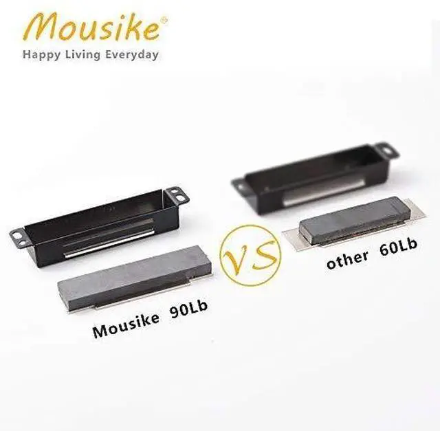 Alt view image 3 of 7 - Magnetic Door Catch Heavy Duty 90lb Door Magnets with Strong Magnetic for Kitchen Cupboard Wardrobe Closet Cabinet Door Drawer Latch