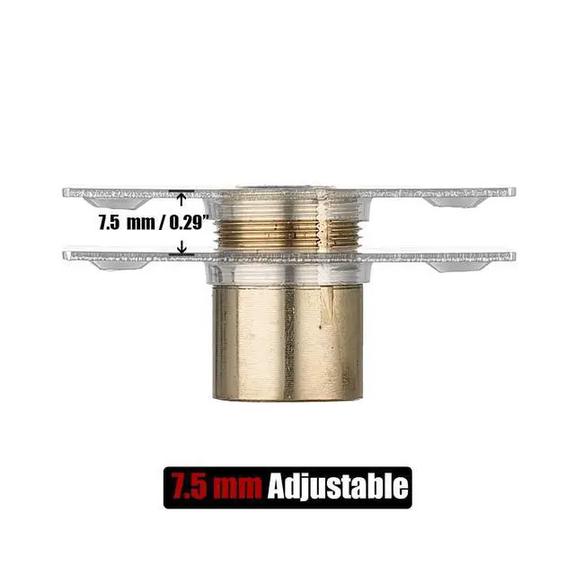 Alt view image 6 of 7 - Closet Magnetic Door Ball Catch Hardware, 430 Stainless Steel Catch Adjustable with Strike Plate, Polished Steel Finish 2 Pack, HBC120-BN-P2