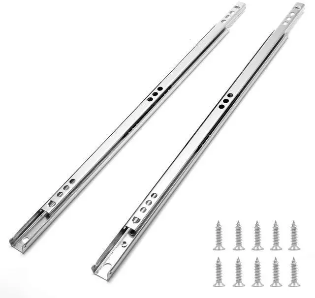 Main image of 12 Inch Drawer Slides, 0.7" Wide, Pack of 2