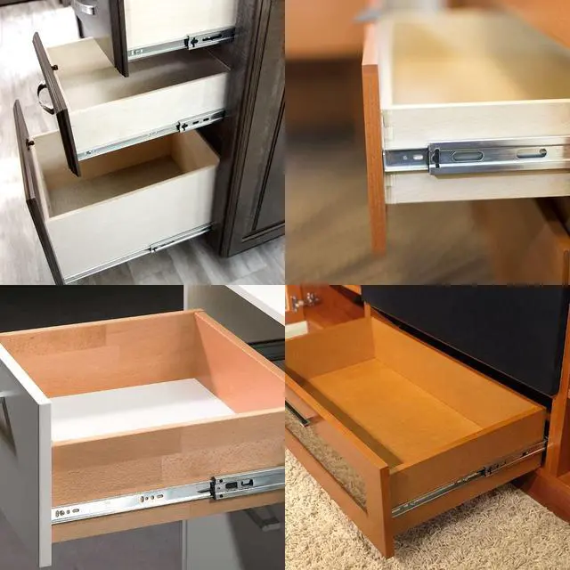 Alt view image 6 of 7 - 12 Inch Drawer Slides, 0.7" Wide, Pack of 2