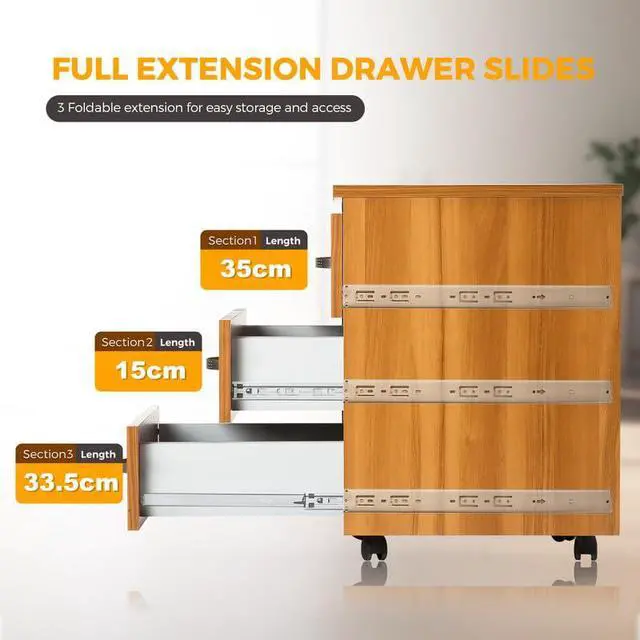 Alt view image 6 of 7 - 12 Inch Soft Close Drawer Slides, Side Mount Ball Bearing, 1 Pair, Silver