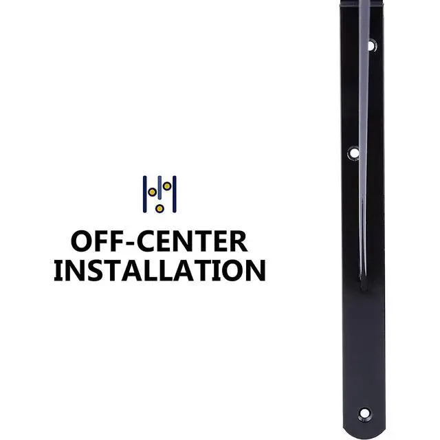 Alt view image 5 of 6 - 4-Pack 12 Inch Heavy Duty Shelf Brackets, Large Wall Bracket for Garage Storage Shelves, Black Powder-Coated Steel