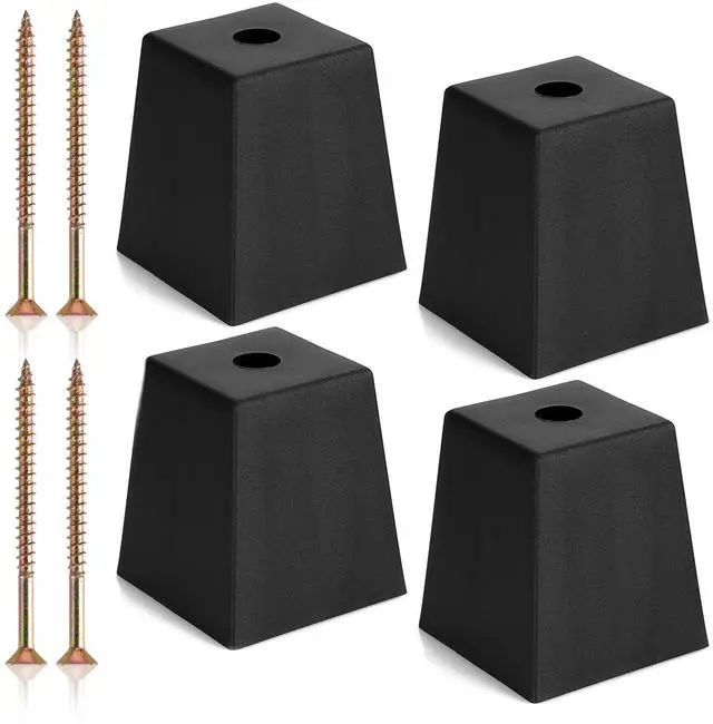 Main image of 4PCS 3 Inch Plastic Sofa Couch Legs Screw-in Plastic Furniture Legs