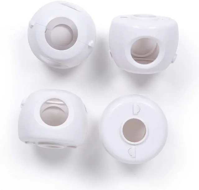 Alt view image 4 of 4 - Parent Grip Door Knob Covers, White, One Size,4 Count (Pack of 1) (HS3260600), Packaging may vary