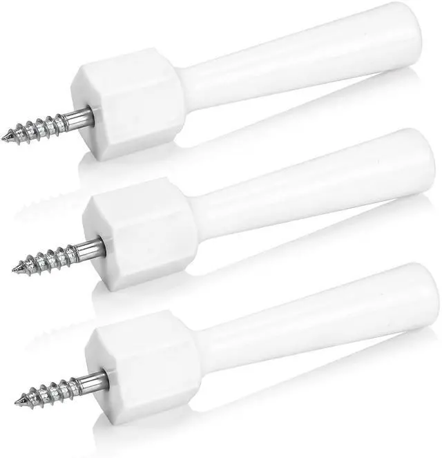 Main image of Soft Jamb Door Stops, White, Pack of 3
