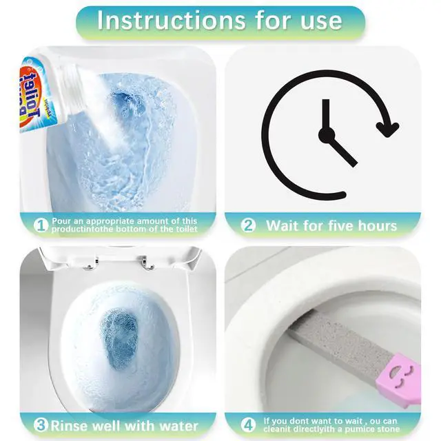 Alt view image 2 of 6 - Pumice Stone for Toilet Bowl Cleaning, Powerfully Cleans Hard Water Rings, Calcium Buildup & Stains, Suitable for Cleaning Toilets, Bathtubs