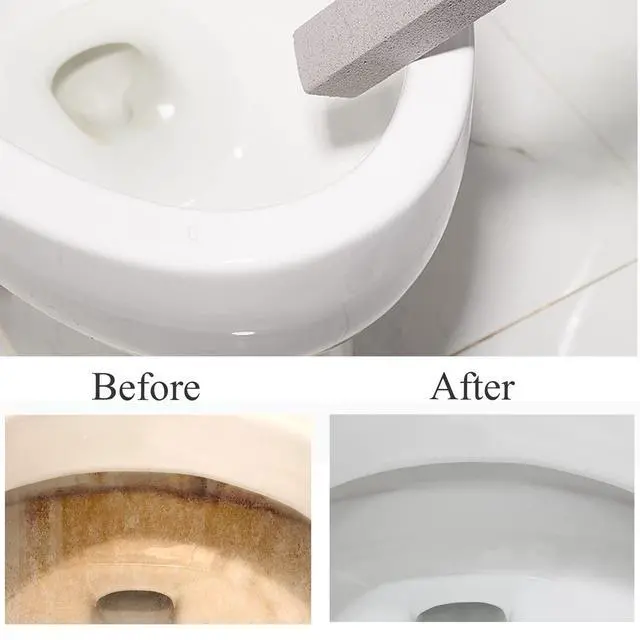 Alt view image 6 of 7 - 8 Pack Pumice Stone for Toilet Bowl Cleaning, Scouring Stick Remove Toilet Bowl Hard Water Rings, Calcium Buildup and Rust Suitable for Cleaning Toilet, Bathroom, Kitchen Sink, GrillGray
