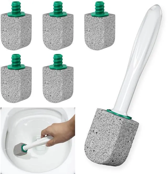 Main image of Pumice Stone Toilet Bowl Cleaner with 16.7Inch Long Handle