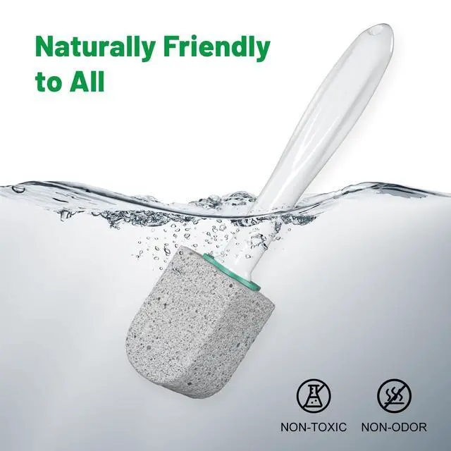 Alt view image 7 of 7 - Pumice Stone Toilet Bowl Cleaner with 16.7Inch Long Handle