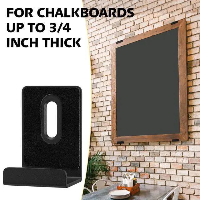 Alt view image 4 of 7 - 6Pcs Metal Mirror Clips Wide Channel Mirror Hanger Clip Large Heavy Clips for Mirrors with Screw Mirror Clips for Wall Mounting Mirror Billboard Displays Tile Display
