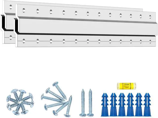 Main image of Z-Hanger Picture Hanging Kit 12 Inch - 2 Pairs - Z Bar Clips for Mirror Wall Frame Mounting Hardware,French Cleat Hangers 60 Lbs,Z Bracket Alloy Picture Hangers Kit for Headboard Cabinet,Art