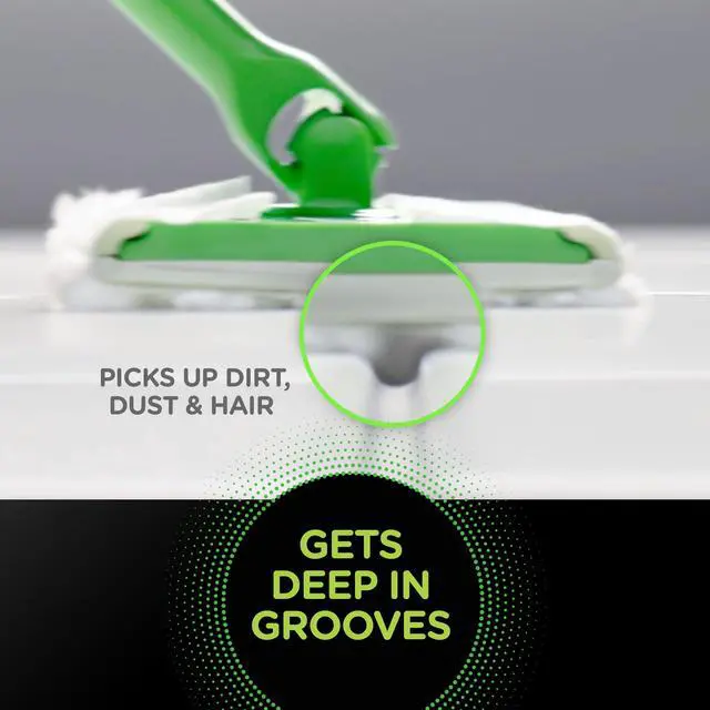 Alt view image 5 of 7 - Sweeper Heavy Duty Dry Multi-Surface Cloth Refills for Floor Sweeping and Cleaning, Unscented, 32 Count