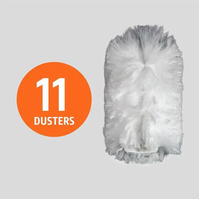 Alt view image 2 of 7 - 360° Heavy Duty Duster Refills, Picks up and Traps 2X More Allergens, 11 Count, Pack of 1