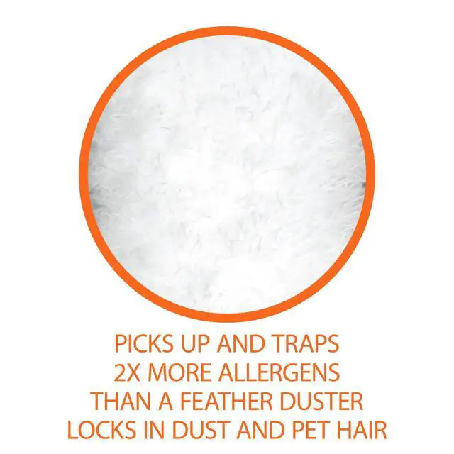 Alt view image 3 of 7 - 360° Heavy Duty Duster Refills, Picks up and Traps 2X More Allergens, 11 Count, Pack of 1