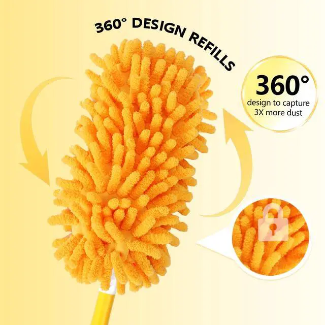 Alt view image 6 of 7 - Reusable Duster Refill Compatible with Swiffer Hand Duster Kit