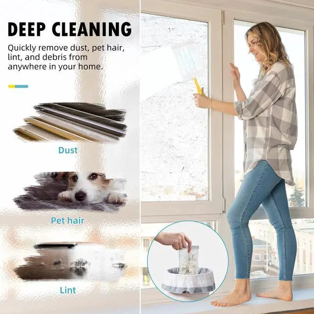 Alt view image 4 of 7 - 30 Count Duster Refills Compatible with Dusters 180° Handle Dusters