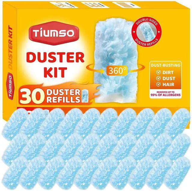 Main image of 30 Count Duster Refills Dusters for Cleaning Compatible with Swiffer