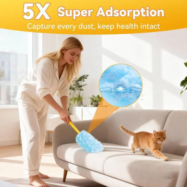 Alt view image 4 of 7 - 30 Count Duster Refills Dusters for Cleaning Compatible with Swiffer