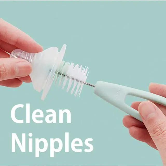 Alt view image 3 of 4 - Rotary Nipple Brush (Green, Set of 2)
