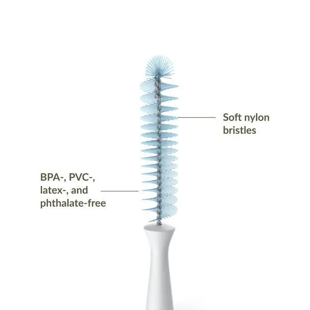 Alt view image 4 of 6 - Twist Pouch 2-Piece Baby Bottle Nipple Brush Set for All Brands/Parts
