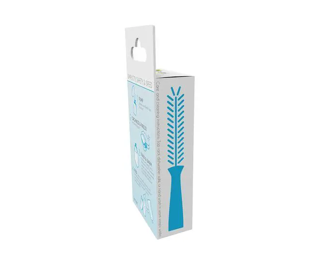 Alt view image 3 of 6 - Twist Pouch 2-Piece Baby Bottle Nipple Brush Set for All Brands/Parts