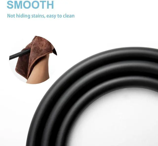Alt view image 6 of 7 - Ultra-Flex Shower Hose, Premium RV PVC Handheld Shower Head Hose Flex Hoses Extension with Brass Insert and Nut for Bathing Pet Bathing, 60 in Matte Black