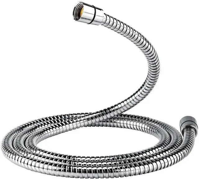 Main image of Shower Hose, 79 Inches Extra Long Stainless Steel Handheld Shower Head Hose with Brass Insert and Nut, Flexible, Chrome