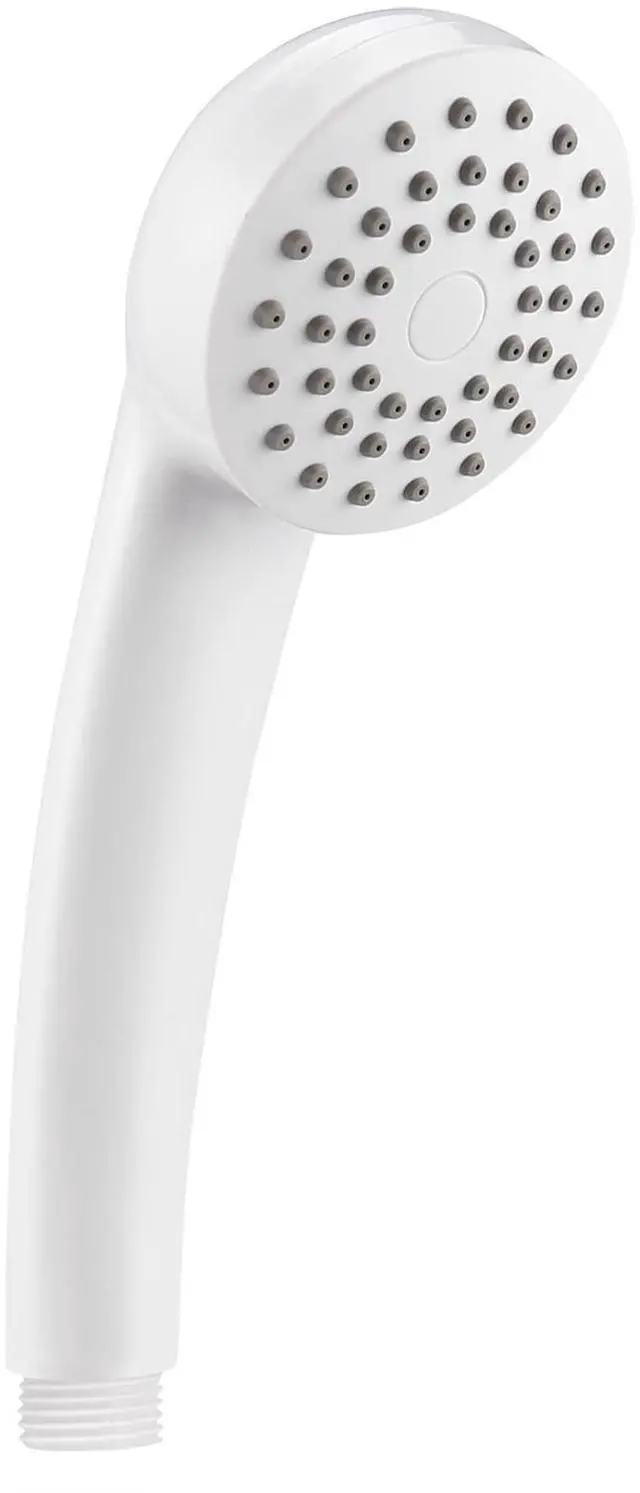 Main image of Hand-held filtered shower head, simple pressurized shower head, large water output and fall resistance, suitable for home and outdoor (white)