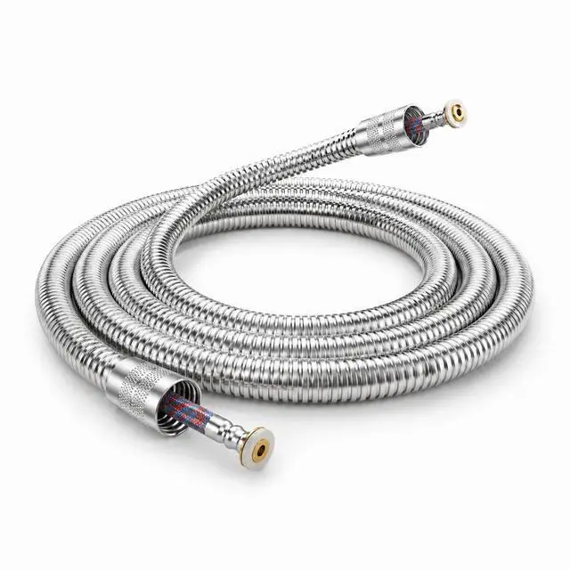 Main image of 79-inch Stainless Steel Anti-Burst Replacement Shower Hose, Chrome